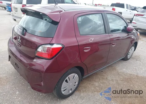 2024 Mitsubishi Mirage Es/Le from USA, damaged, VIN ML32AUHJ1RH013447